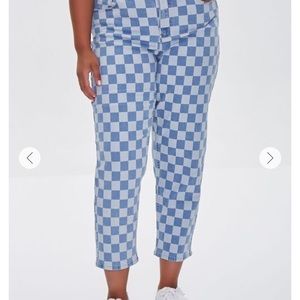 NTW Forever 21 checkered jeans